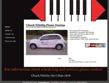 Tablet Screenshot of chuckwhitbypianotuning.com